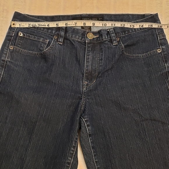 Calvin Klein Dark Wash Boot Cut Jeans - Picture 7 of 16
